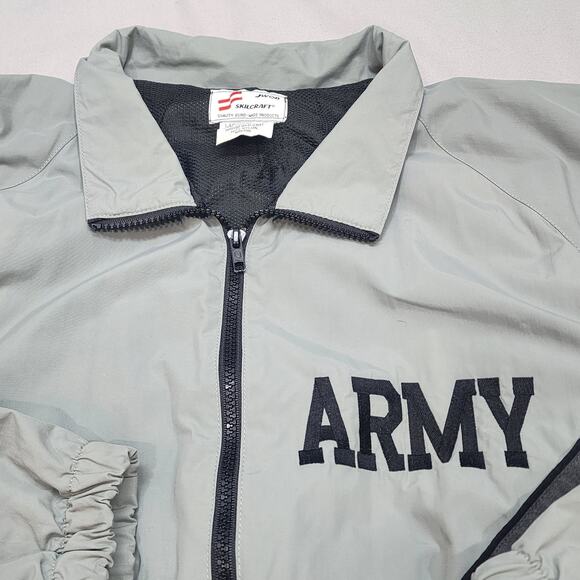 IPFU Jacket Large Reflective PT Wind Breaker Army Gray 8415-01-465-4821 - Picture 4 of 5